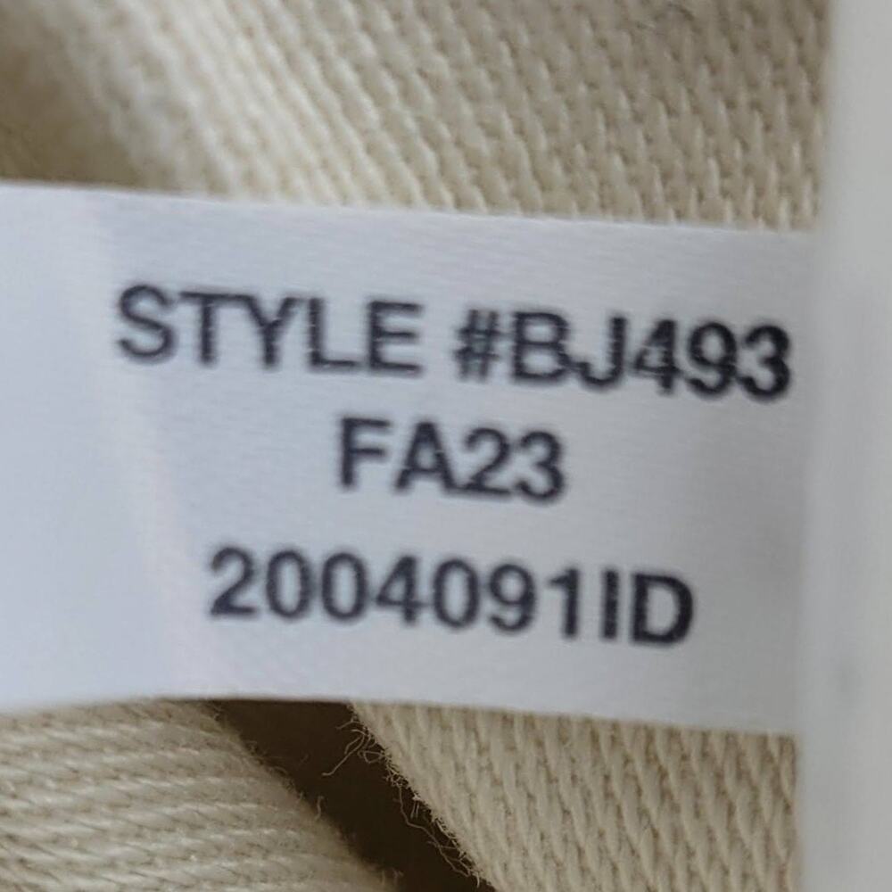 J Crew Pants Women's 12 Beige High Rise Cropped 100% Cotton Casual Comfort Soft - Picture 9 of 9